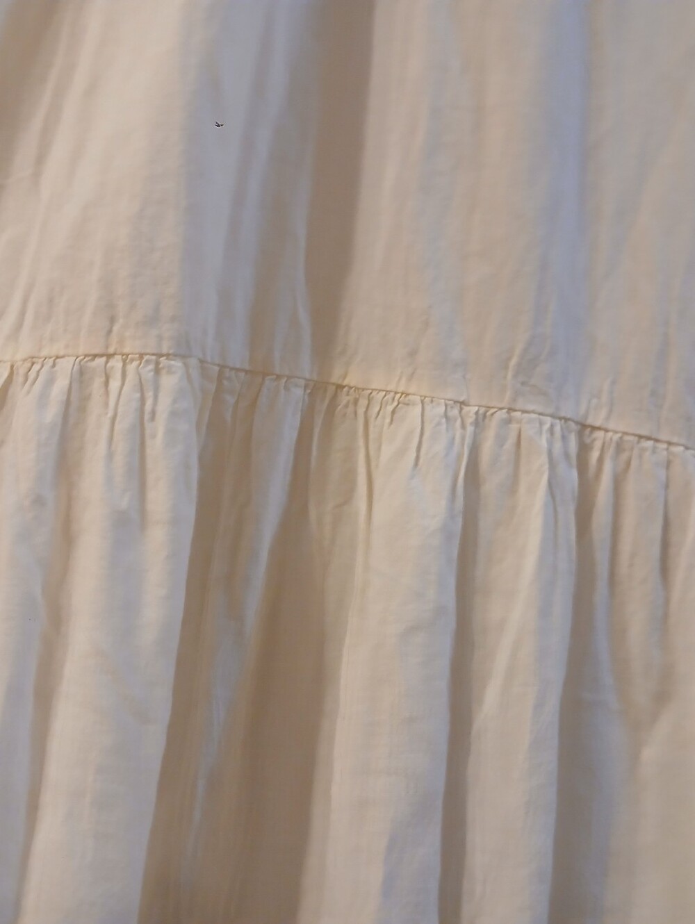NWOT/ cream sleeveless eyelet maxi dress - Picture 5 of 8